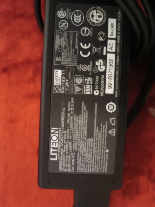 Зарядка Lite-on 5.5×1.7 мм 65w