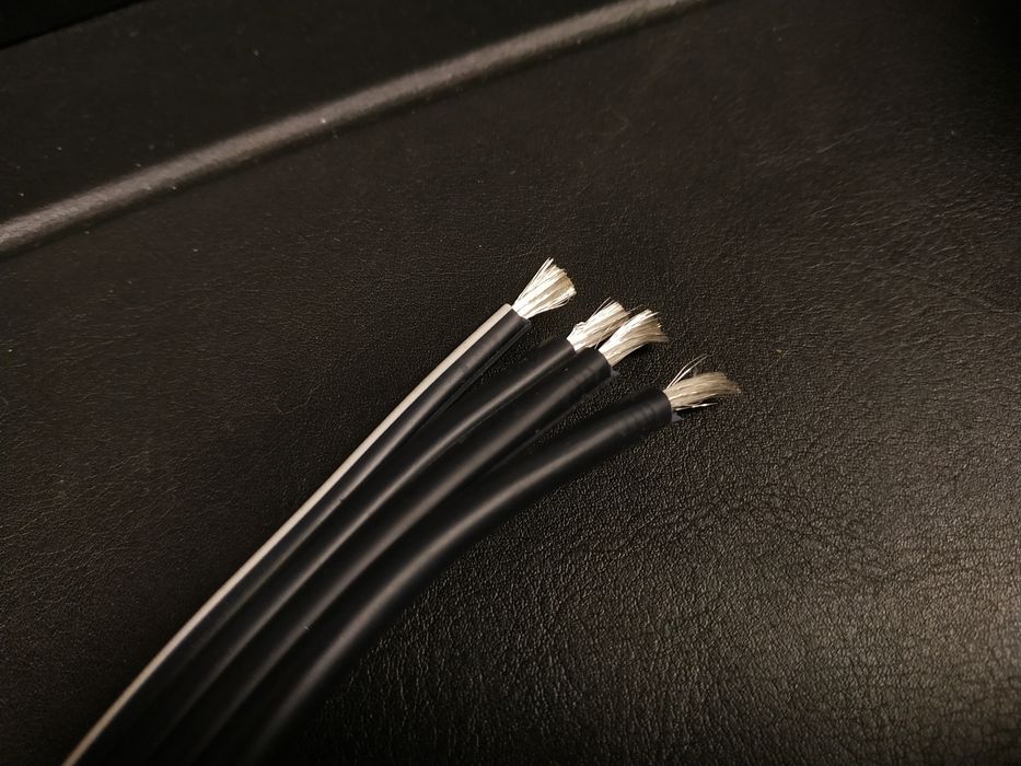 Wyprzedaż Silver 4x2,5mm2 Zworki do kolumn widełka Trans Audio Hi-Fi