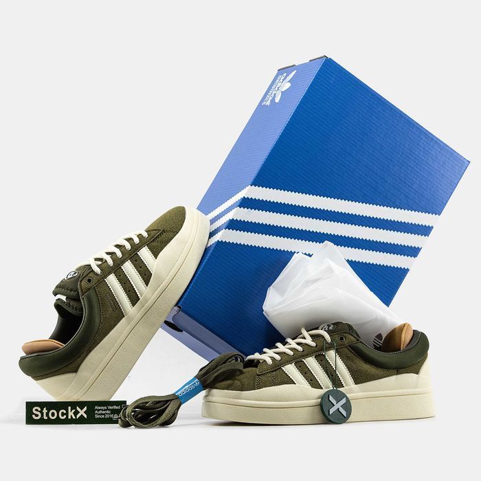 Замшевые кроссовки Adidas Campus x Bad Bunny кросівки адидас кампус