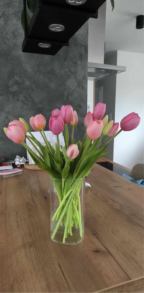 Силиконовые реалистичные тюльпаны искусственные цветы как живые букет