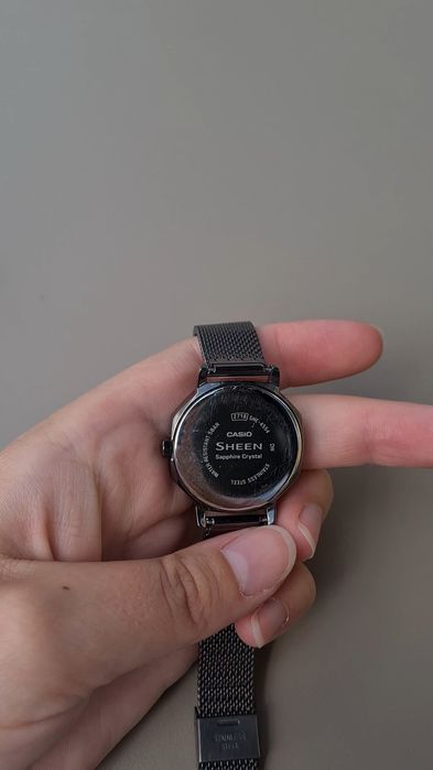 Жіночий годинник Casio sheen sapphire crystal