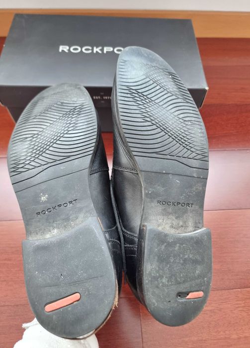 Sapatos pretos Rockport, tamanho 44,5
