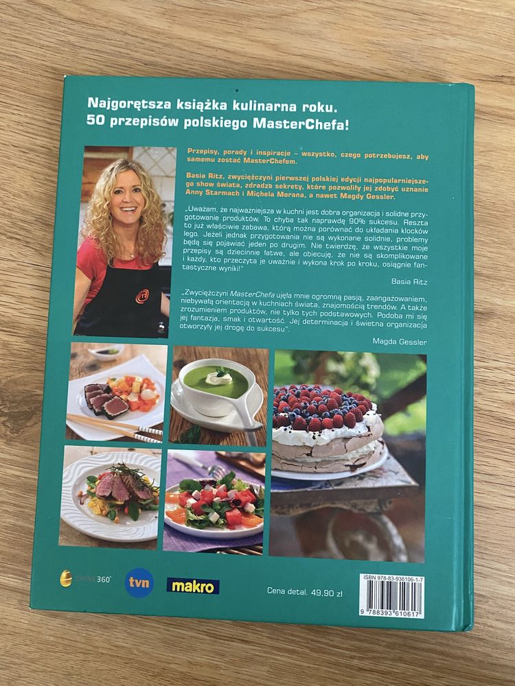 Książka kucharska Masterchef Basia Ritz
