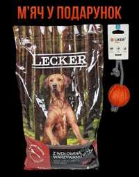 Lecker Леккер повноцінний сухий корм для дорослих собак 10кг