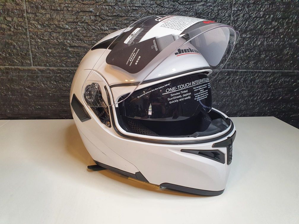 (NOVO) CAPACETE Modular Integral  Mota Scooter PCX Honda Forza