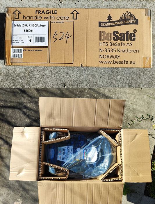 Cadeira Auto BESAFE IZI GO X1 + Base Isofix --- Topo de gama