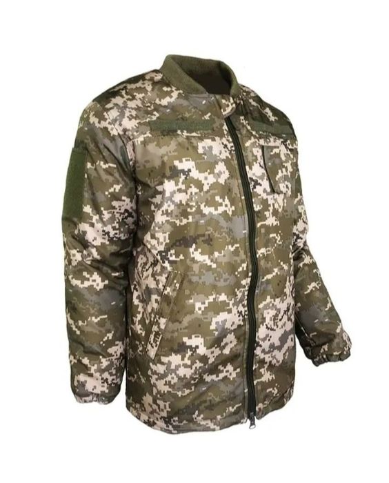 Фірменна зимова куртка піксель ЗСУ, без капюшону