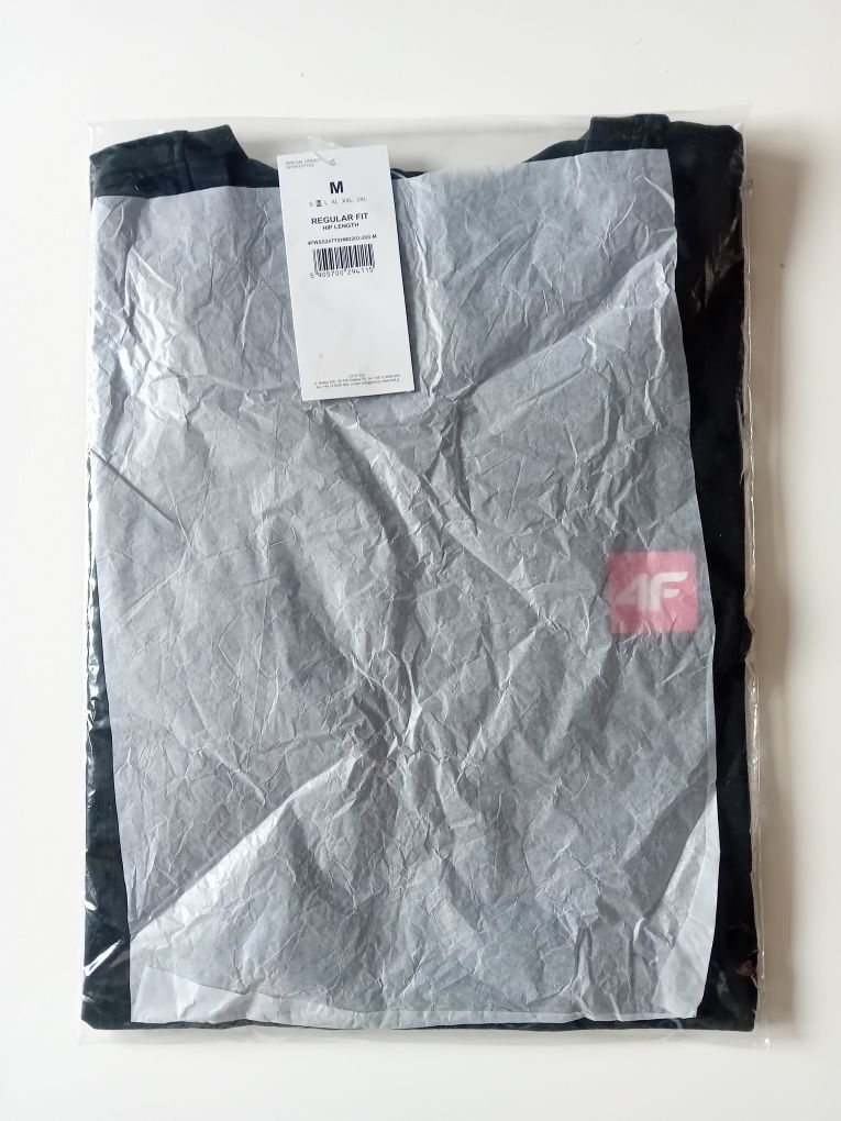 NOWA! T-shirt 4F męski czarny M