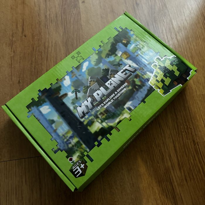 143шт+4 фігурки Магнітний конструктор майнкрафт minecraft кубики 3д 3d