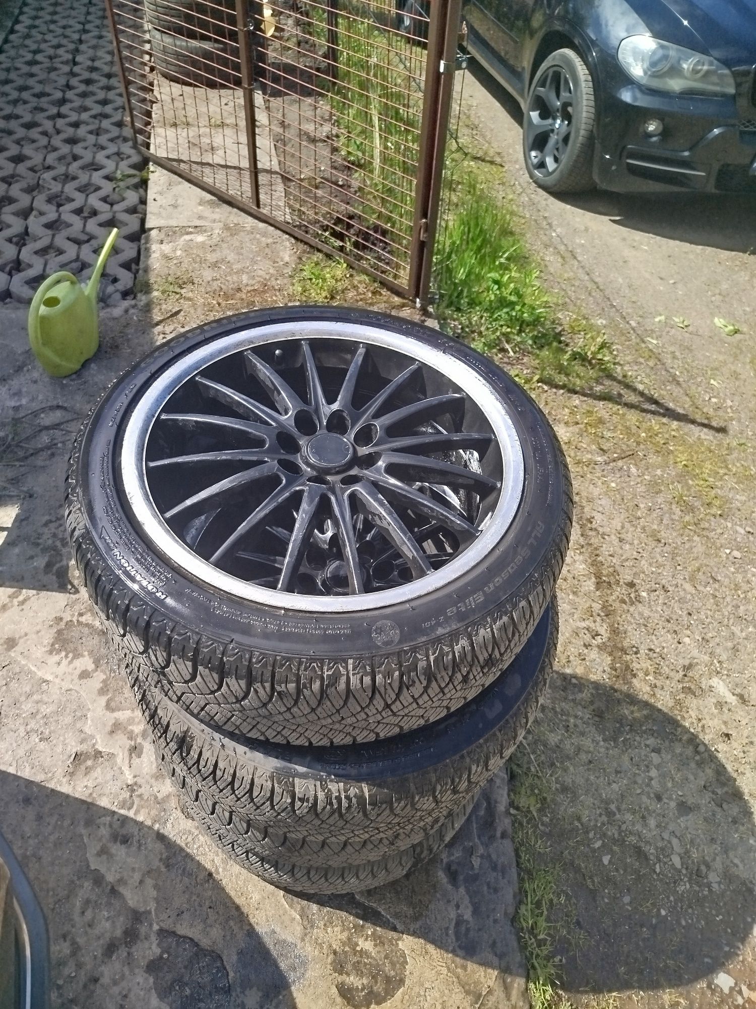 Alufelgi felgi aluminiowe scorpio Black fiat punto plus 3 opony nowe