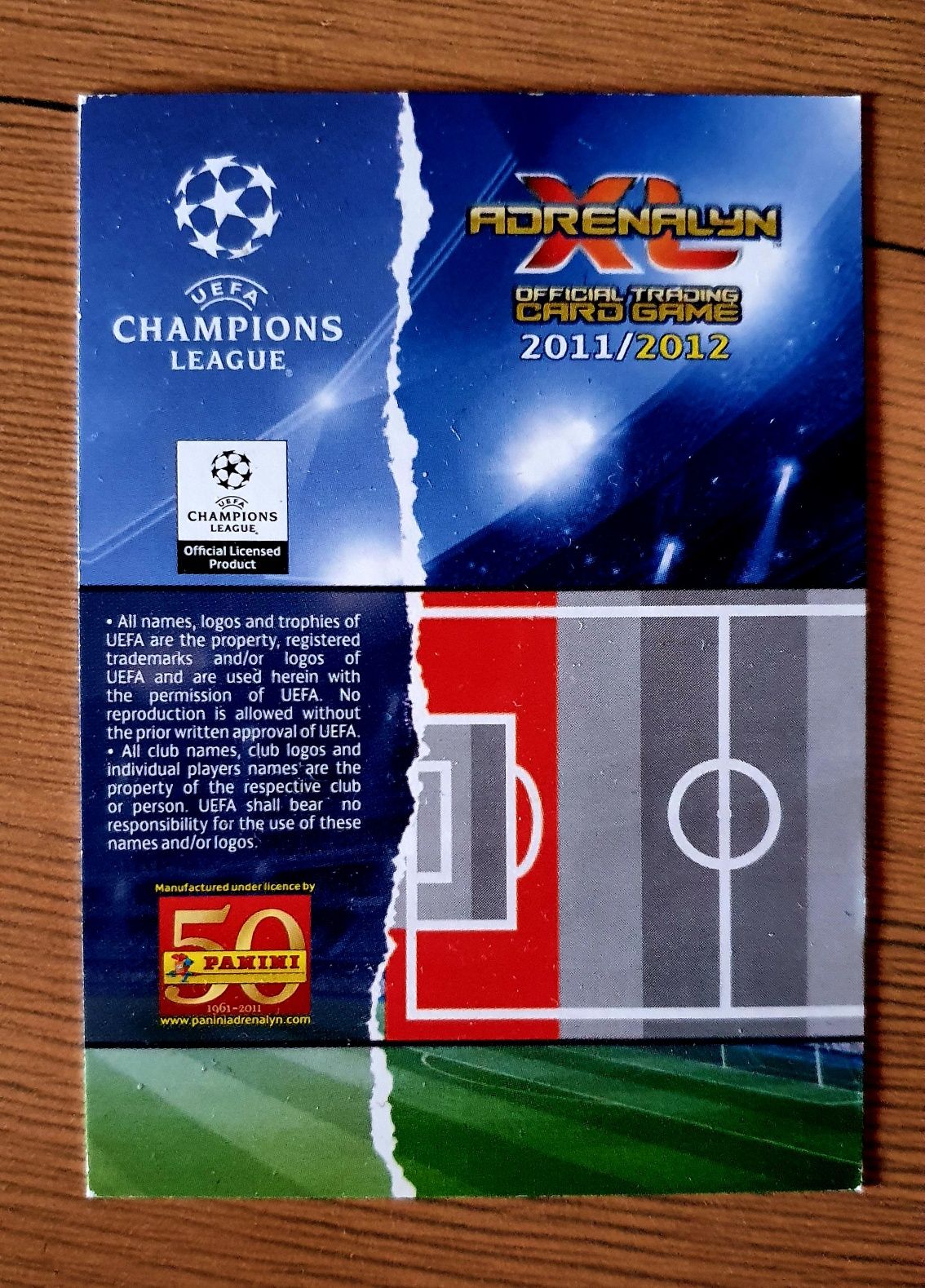 Karty Panini Champions League 2011 - 2012
