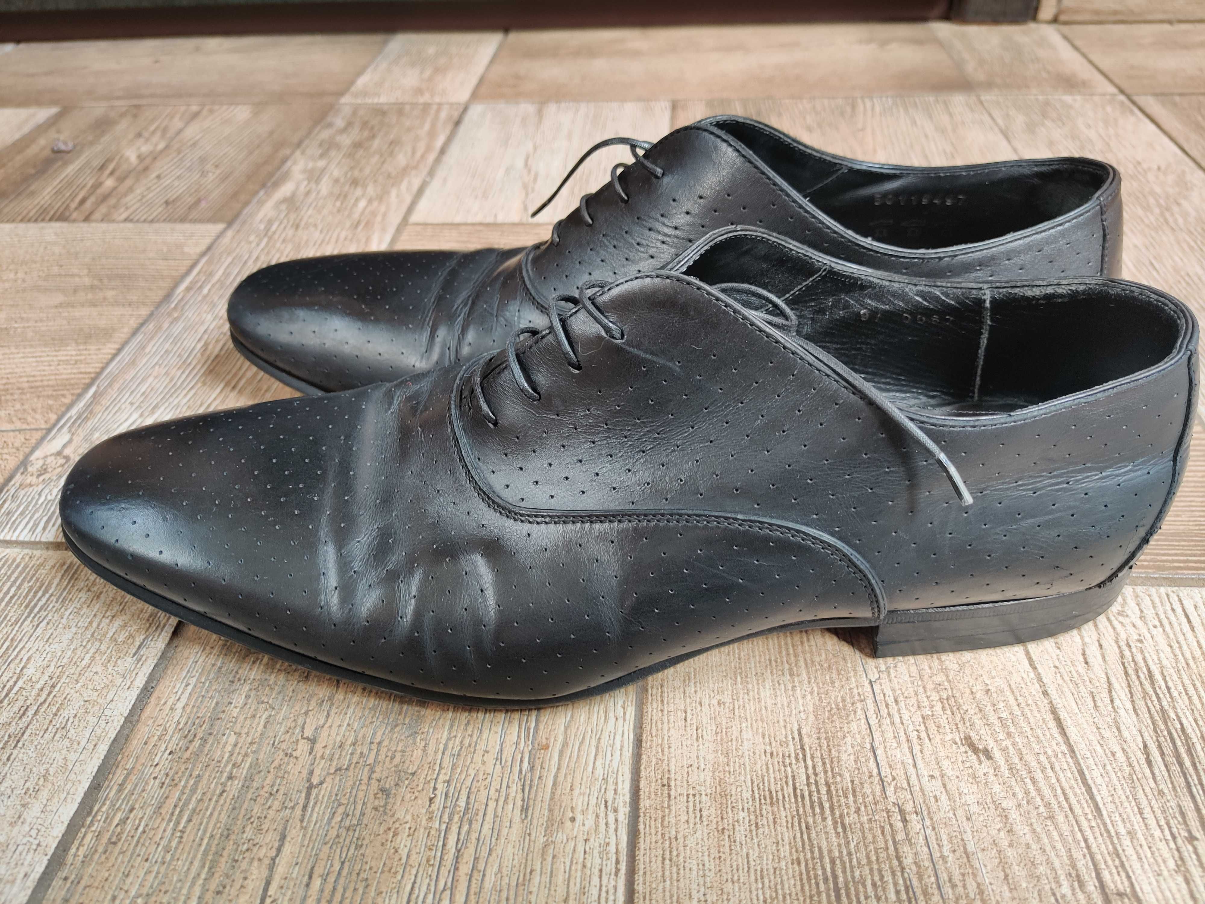Мужские классические кожаные туфли hugo boss  43,5 (9 1/2 )