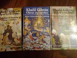 Kalil Gibran "Obras elegidas", "Obras principais" e "obras escolhidas"