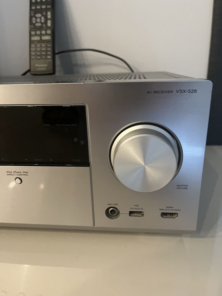 Amplituner do kina domowego 5.1 Pioneer VSX-528-S uszkodzony