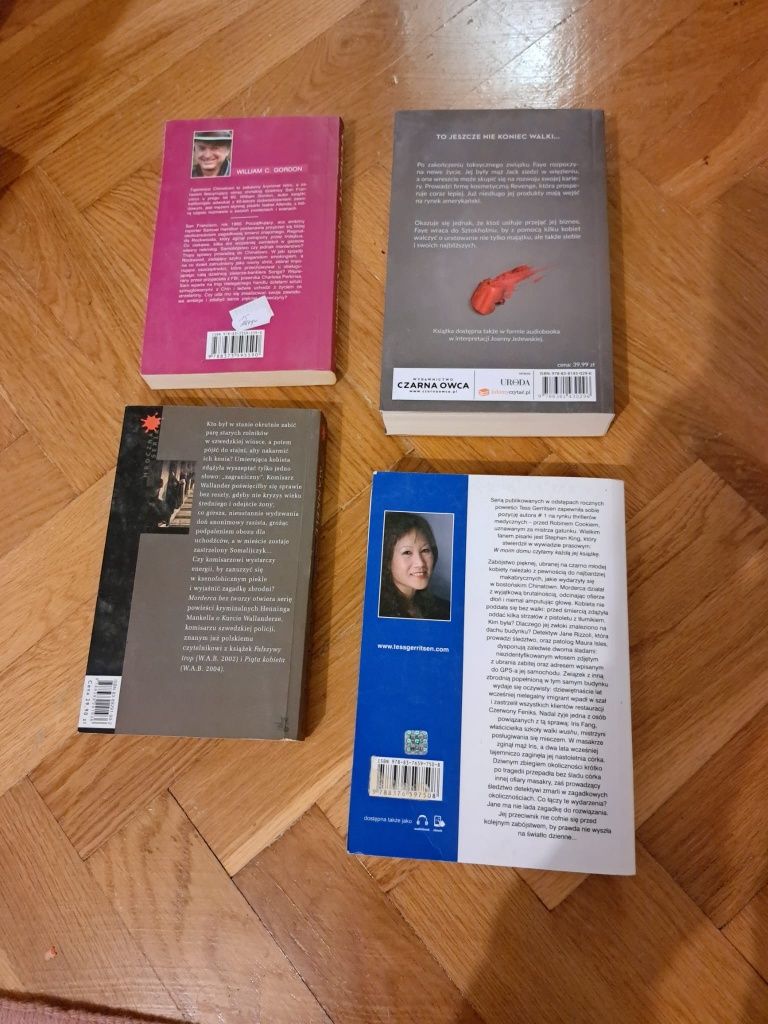 4 Kryminaly -Lackberg, Mankell, Gordon, Gerritsen