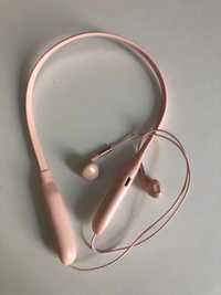 Różowe Słuchawki bezprzewodowe bluetooth