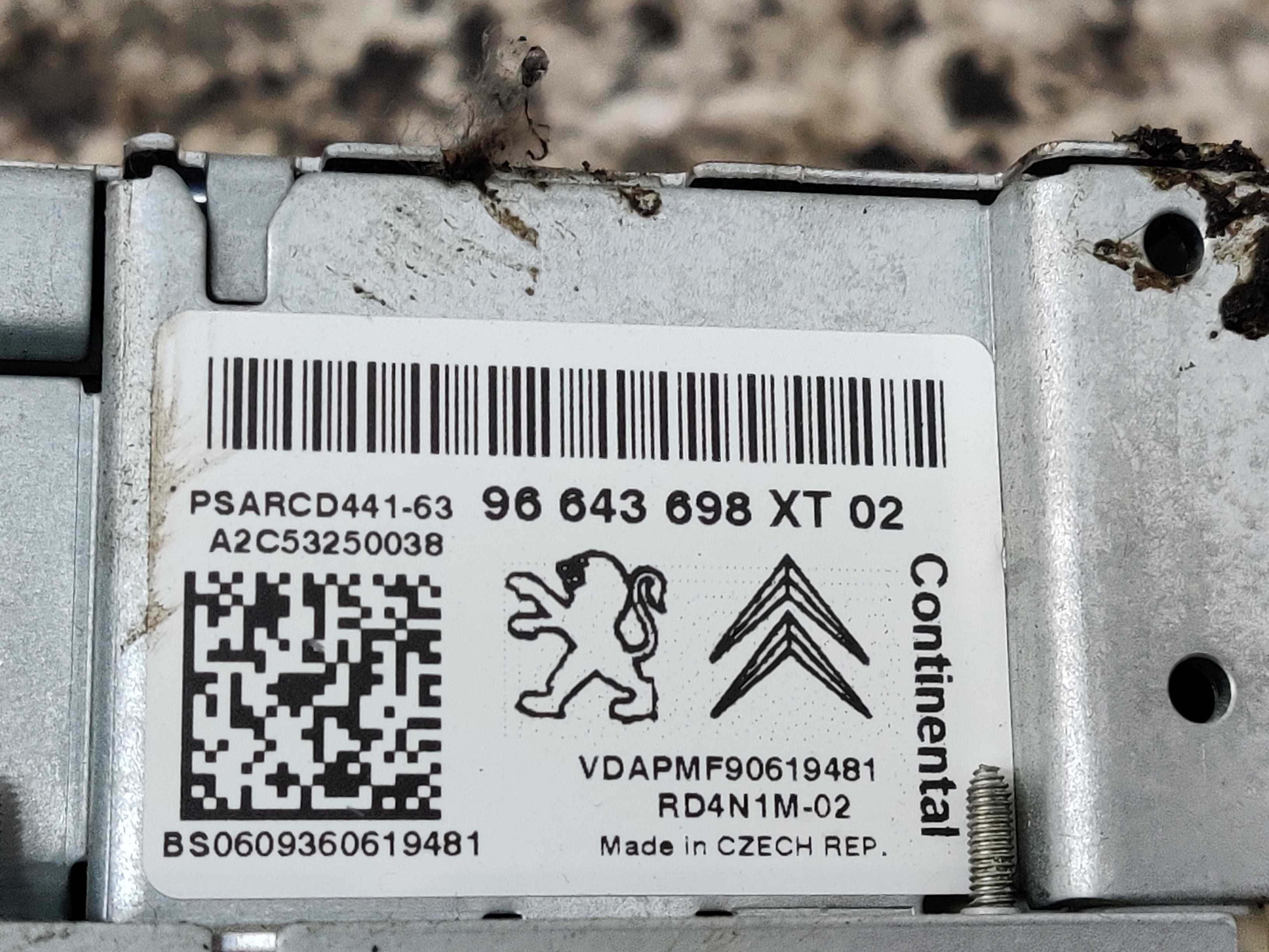 Citroen C4 Radio Ramka