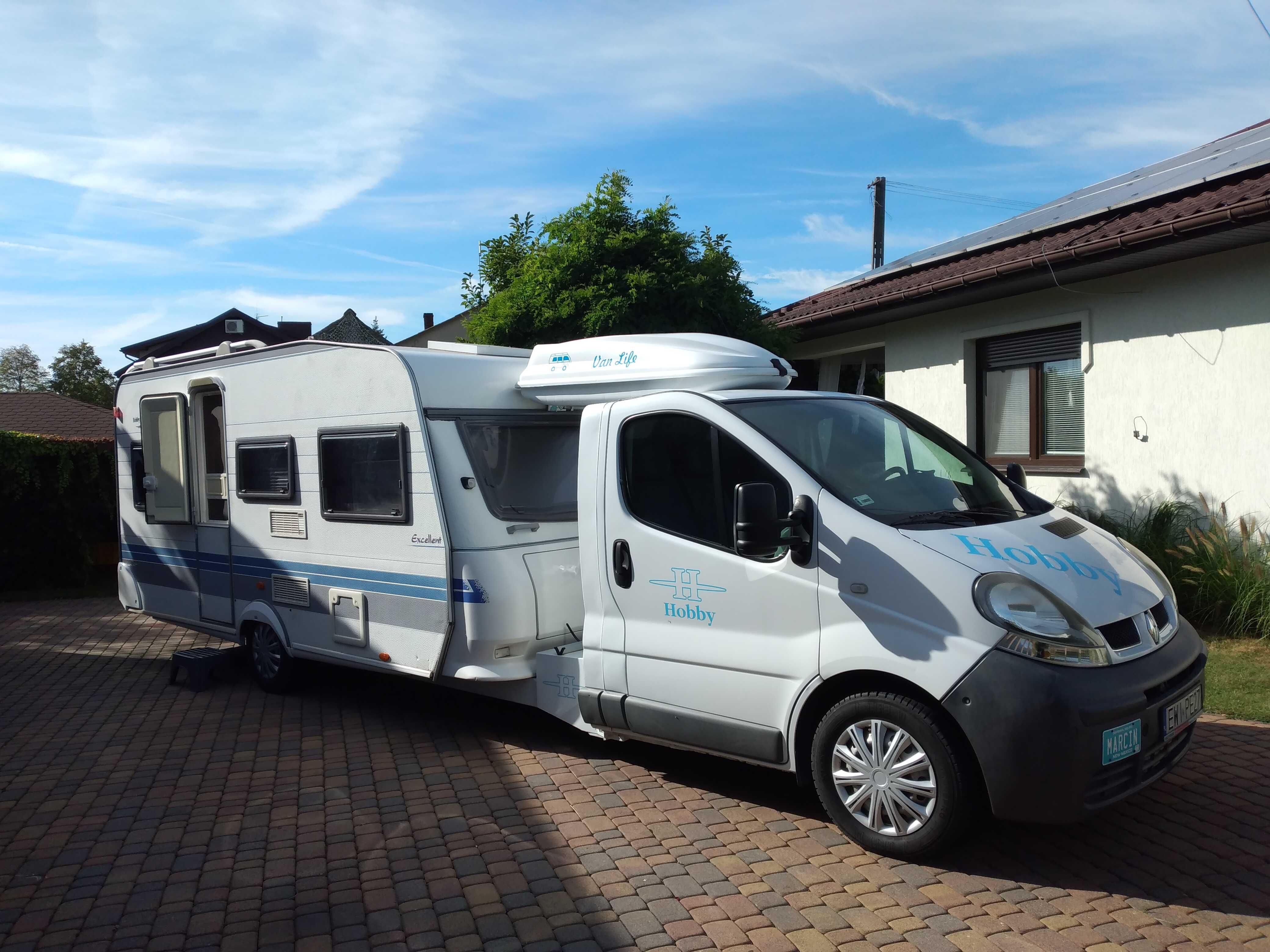 Renault Trafic 1,9dci 2005r kamper pojazd specjalny RAMA do zabudowy