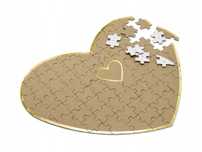 księga gości na wesele ślub puzzle serce 45 wesele