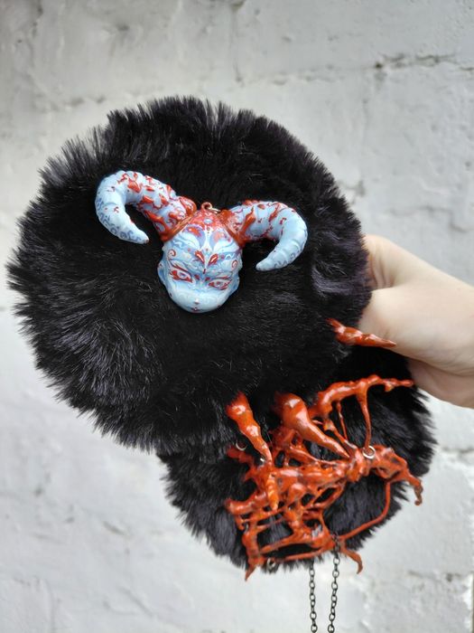 Дизайнерські зимові навушники (готика, панк, етно, аніме) Хендмейд