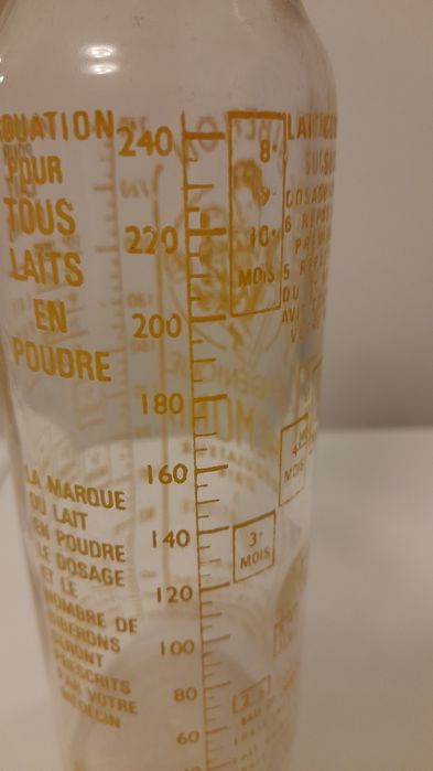 Biberon de vidro antigo