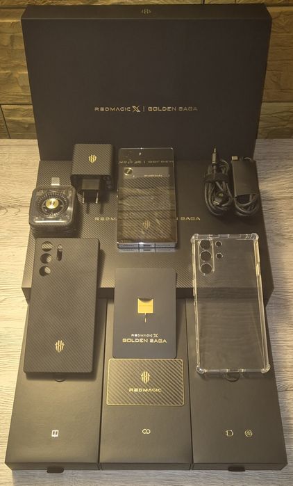 NUBIA RedMagic X 10Pro GOLDEN SAGA 24GB RAM 1000GB ROM Złoto & Carbon