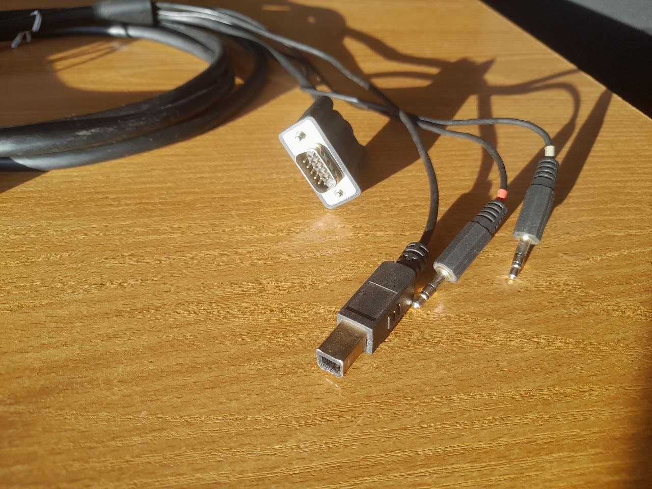 Кабель комбінований (VGA – VGA, USB – принтер, AUDIO)