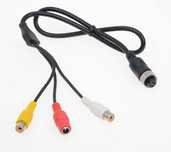 PRZEJŚCIÓWKA Adapter Redukcja 4-PIN ŻEŃSKA / RCA rabat -70%, NOWA !!!