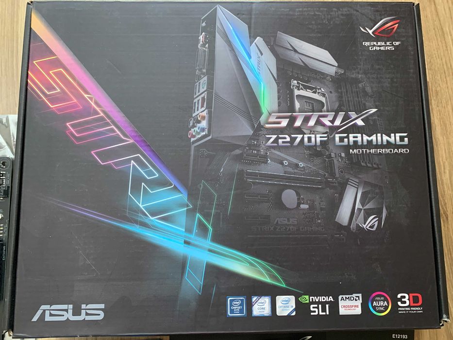 Материнська плата Asus Strix Z270F + Intel core i5 6400