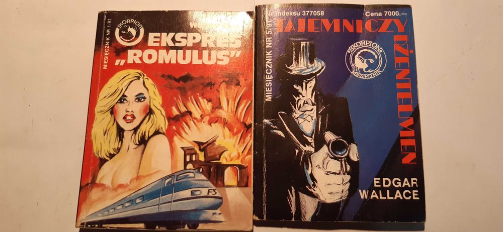 2 książki Orsi Walter – Ekspres Romulus i Tajemniczy dżentelmen