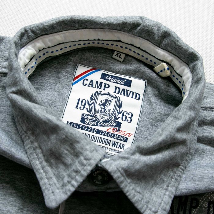 Camp David koszulka polo z nadrukami XL