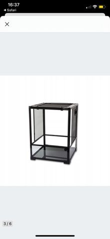 Terrarium dla gada + lampy  Repti zoo, 45x45x60