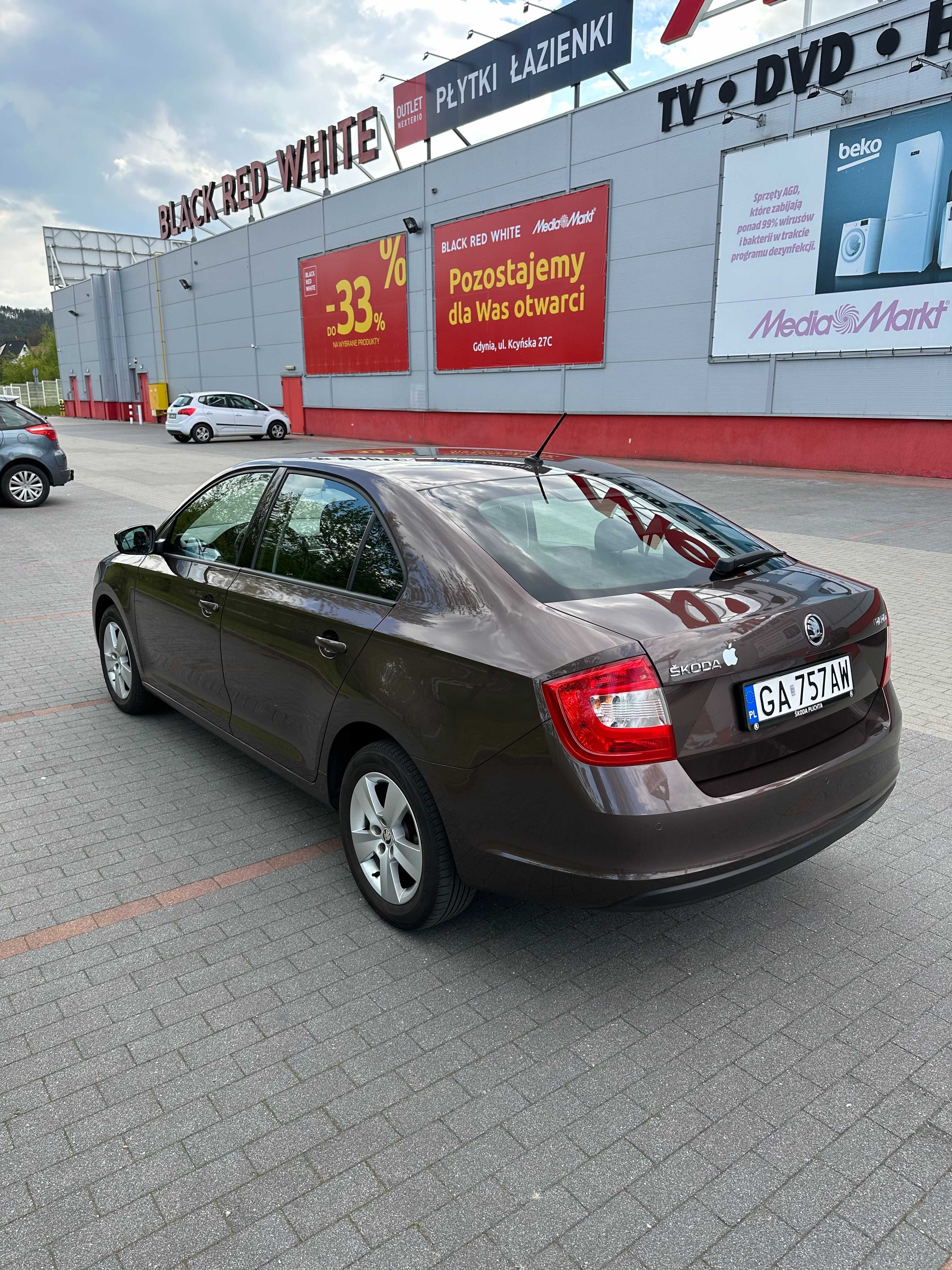 Skoda Rapid 1.2 TSI, Ambition, pierwszy właściciel,