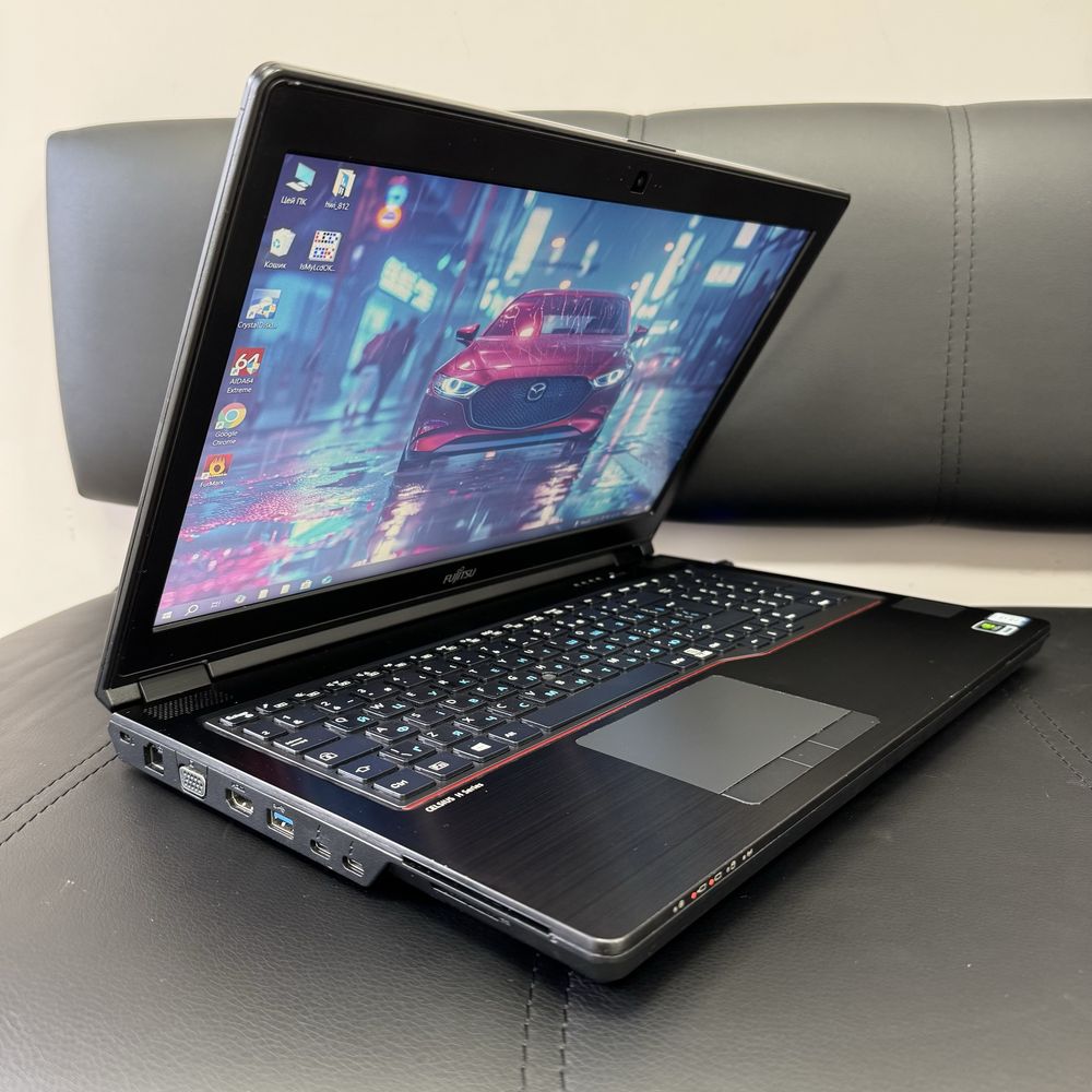 Ігровий ноутбук Fujitsu (15,6” FHD/NVIDIA P600 4Gb/16Gb/128GbSSD)