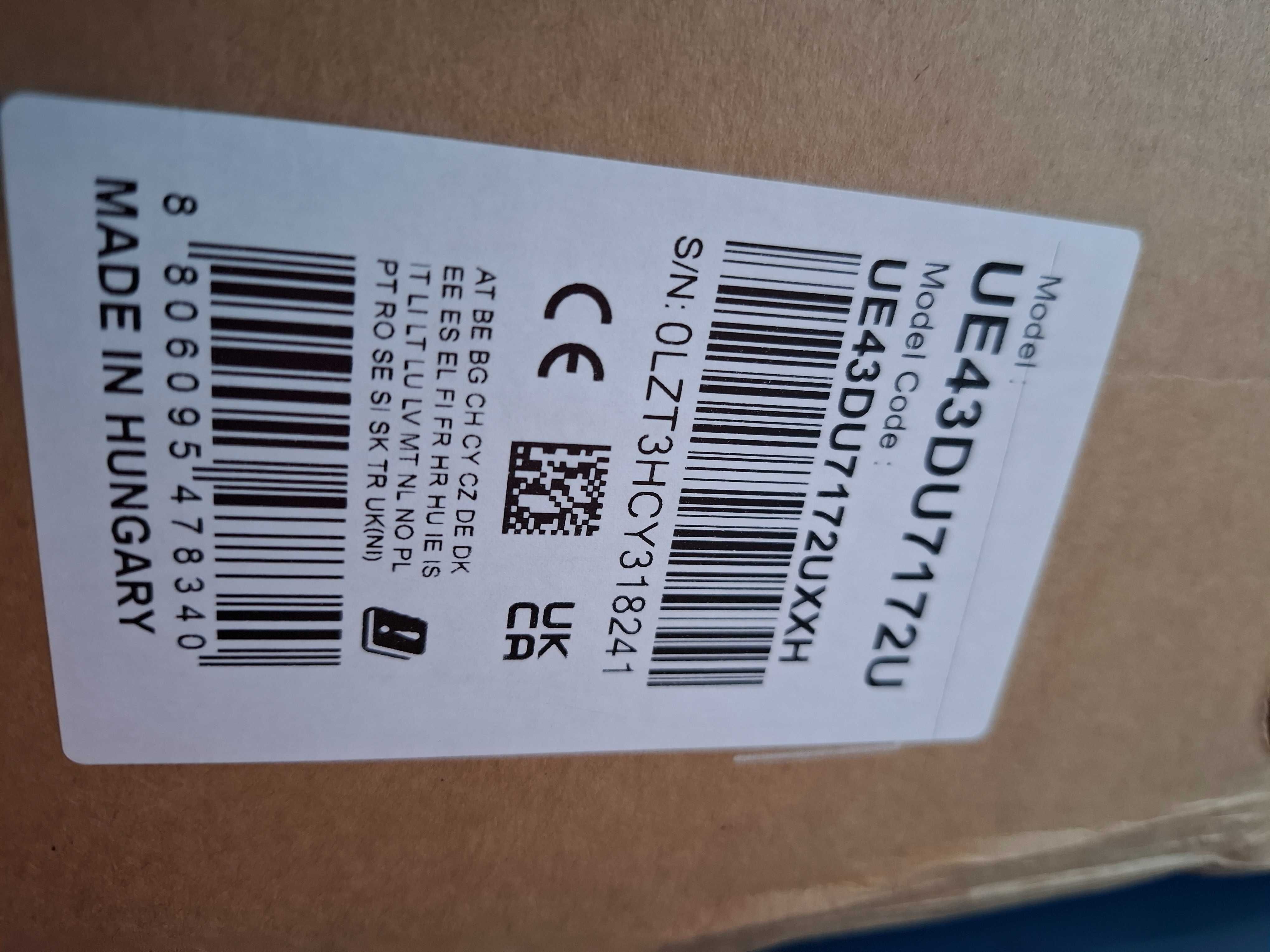 Telewizor Samsung  Crystal UHD 43 cale