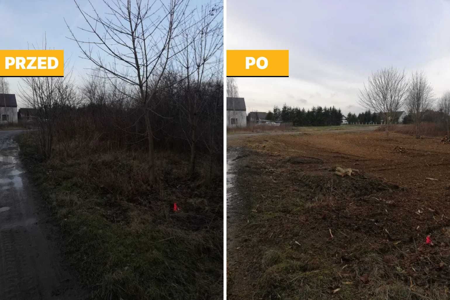 Porządkowanie Działek, Wycinka Drzew, Karczowanie, Mulczowanie