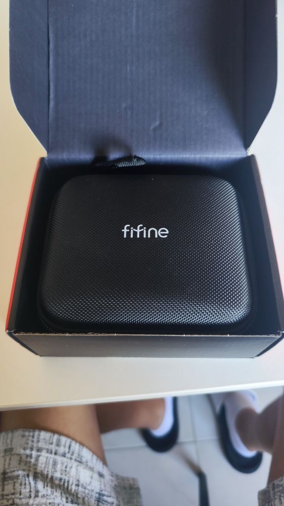 Vendo sistema de microfones de lapela sem fio duplo FIFINE M9.