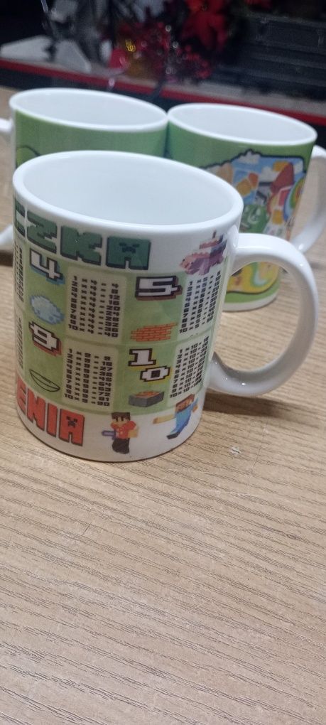 Minecraft kubek tabliczka mnożenia 330ml
