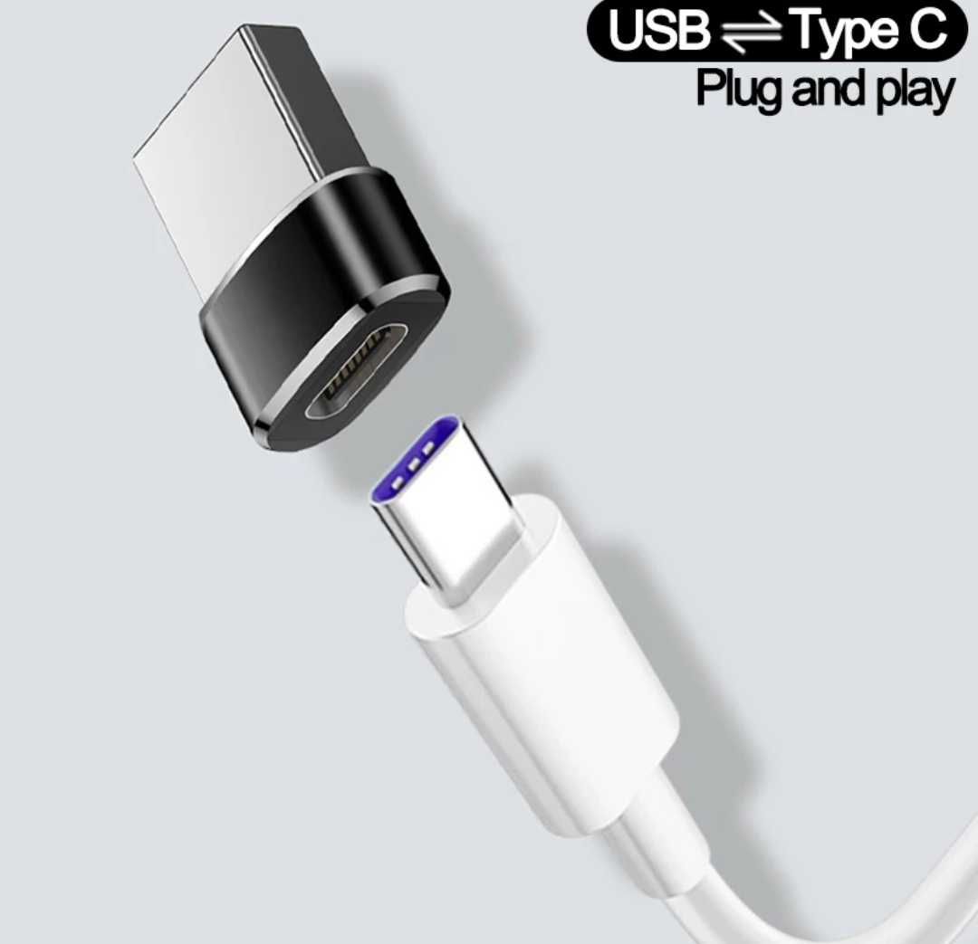 Переходник адаптер USB папа на USB TYPE-C мама БЕСПЛАТНАЯ ДОСТАВКА