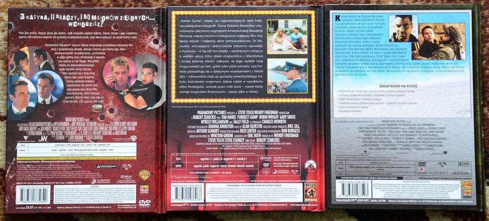 Zestaw 9 filmów na płytach DVD