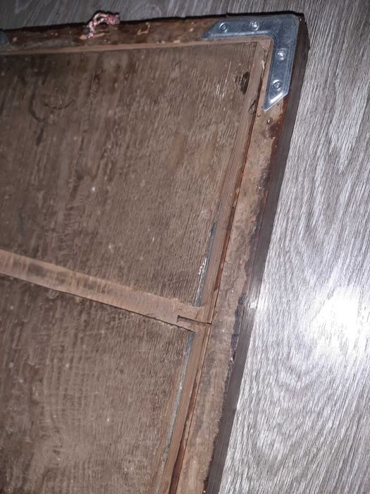 Икона Спаситель  и богородица 2 шт на дереве 43*36см 19 век