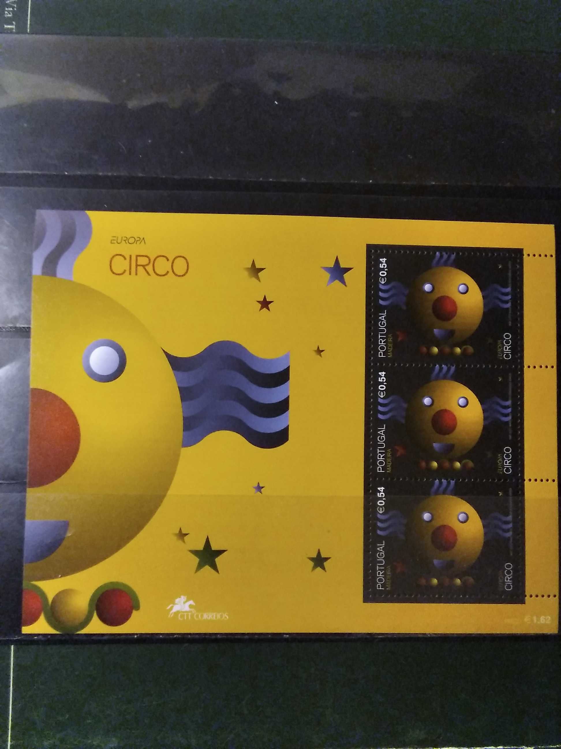 2002 Bloco Europa 2002 O Circo [Madeira] MNH **