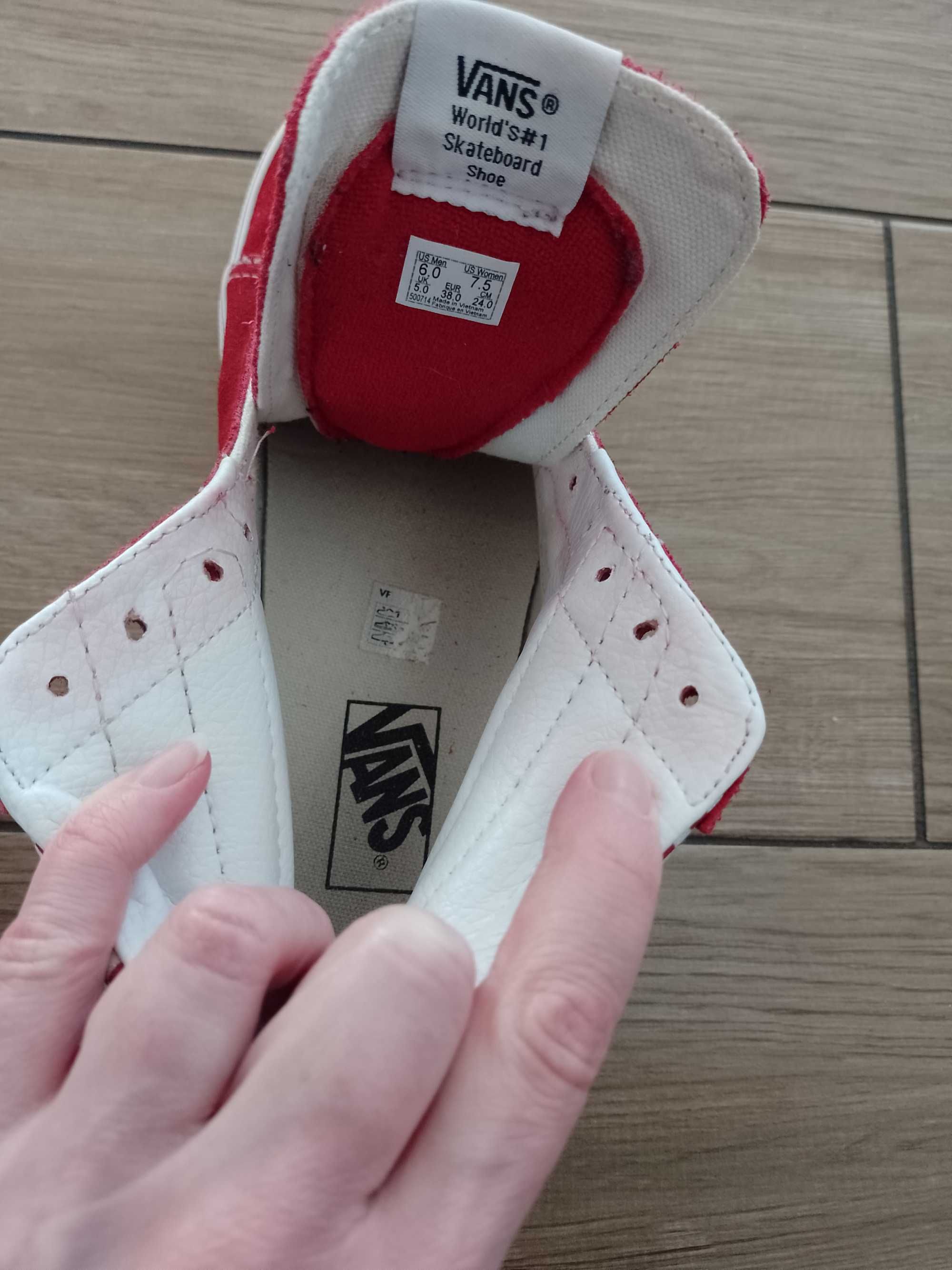 Vans wysokie 38 (super stan)