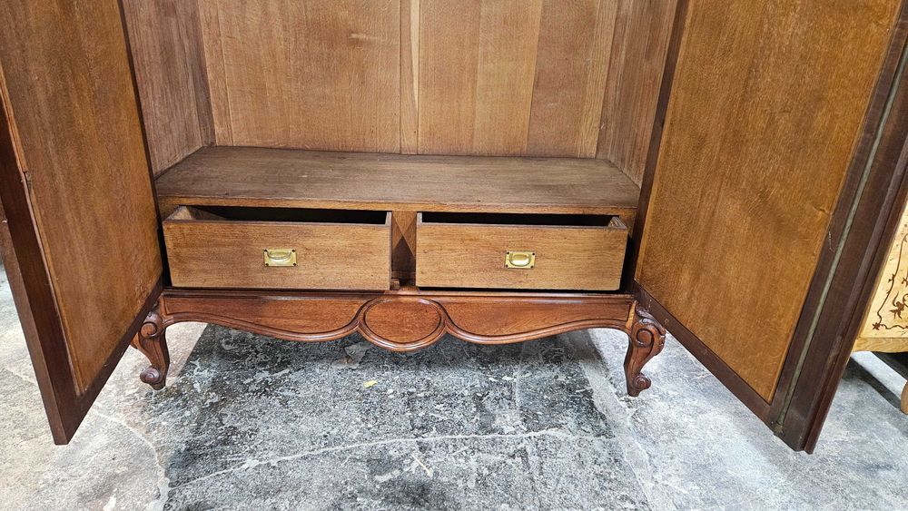 Antyk Stara Piękna Szafa Rokale ,,Robi Wrażenie,, Dwudrzwiowa