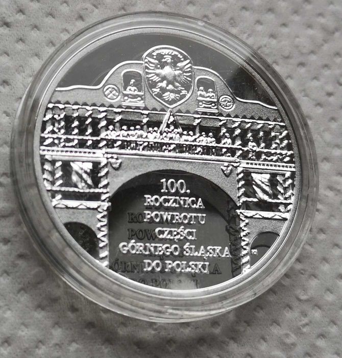 Kolekcjonerskie 10 zł 2022 r. powrót Górnego Śląska do Polski