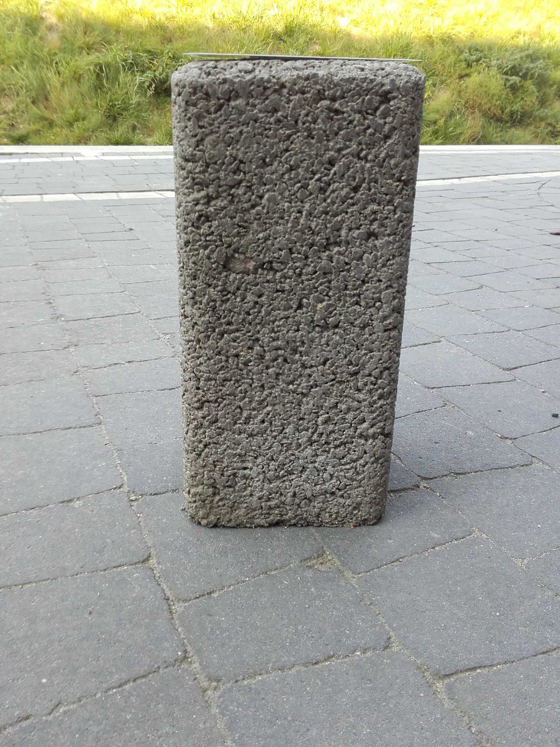 WYPRZEDAŻ! Palisada NOSTALIT  Szara fi 12 cm wys 25 cm