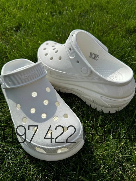 Супер Новинка! Classic Mega Crush Crocs Жіночі крокси Crocs платформа