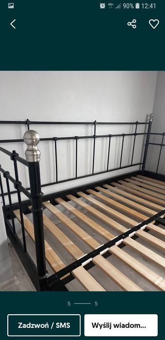 Leżanka łóżko rozkładane Ikea svelvik