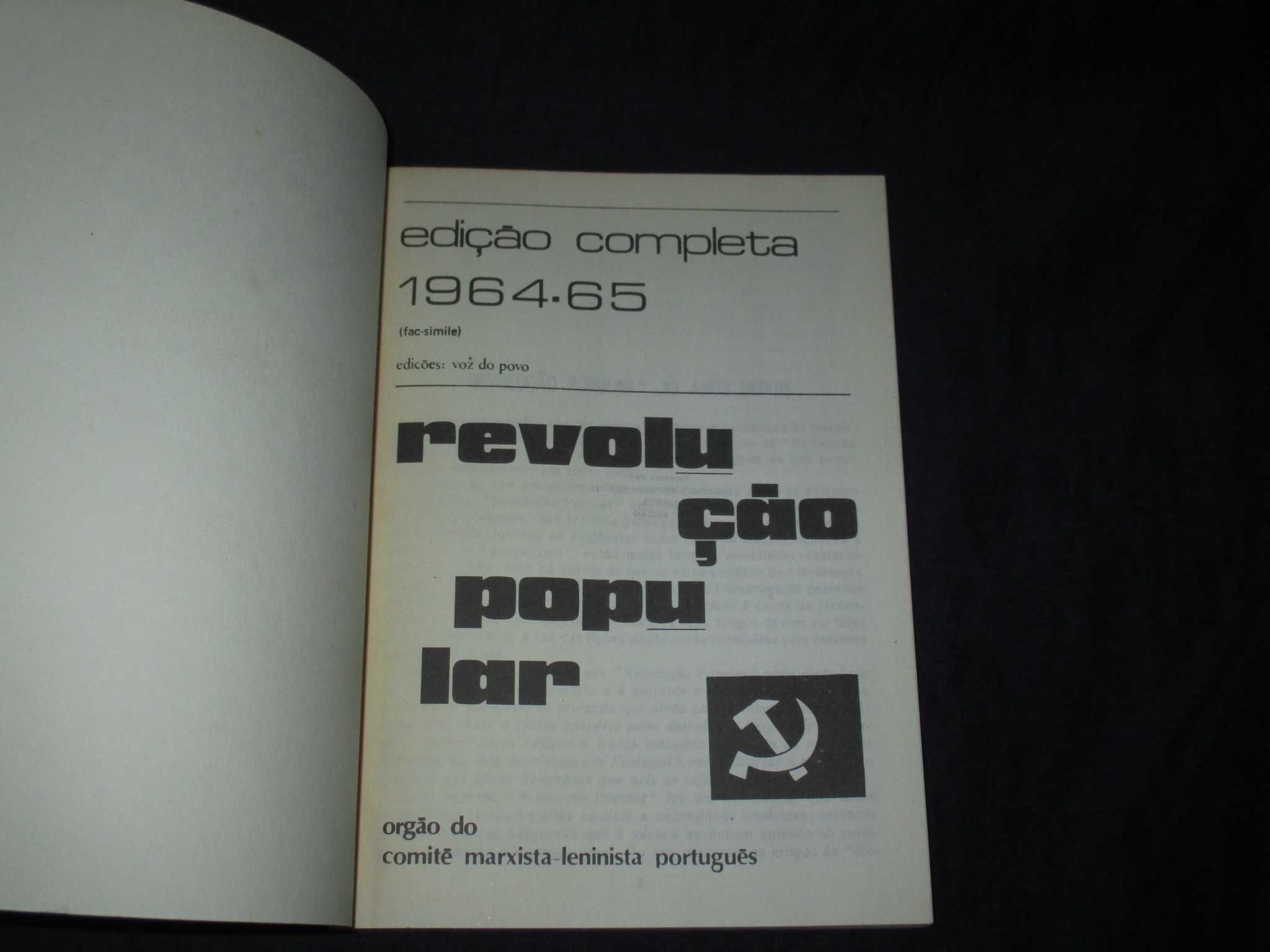 Livro Revolução Popular Edição Completa 1967