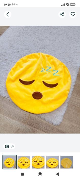 Poszewka na poduszkę emotikon